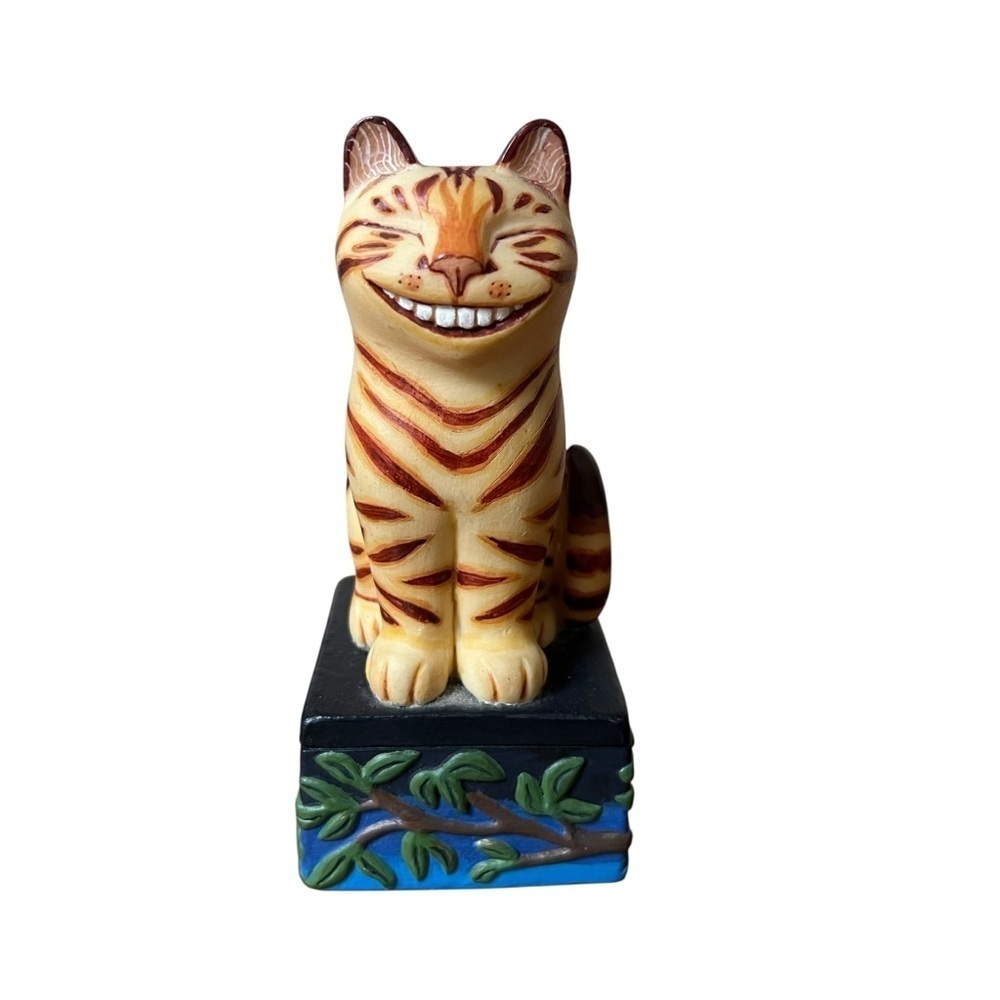 Tyber Katz VTG 98 Cheshire Cat Sphinx Trinket Box Limited Ed. Numbered 611/2500 - Picture 2 of 11